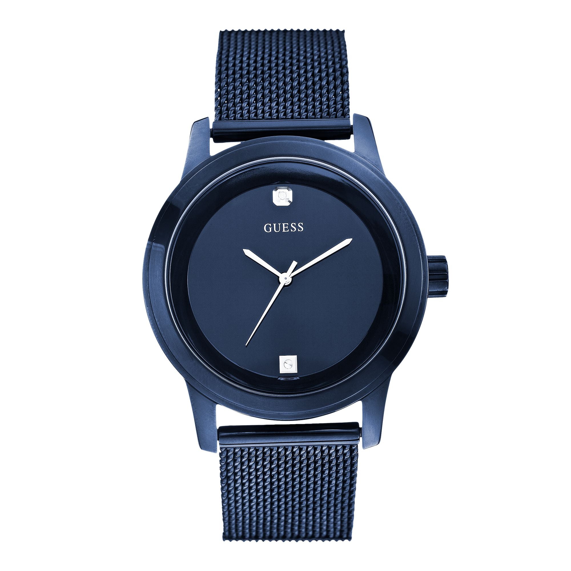 Guess Telescope Blue Round Dial Quartz Analog Men Watch