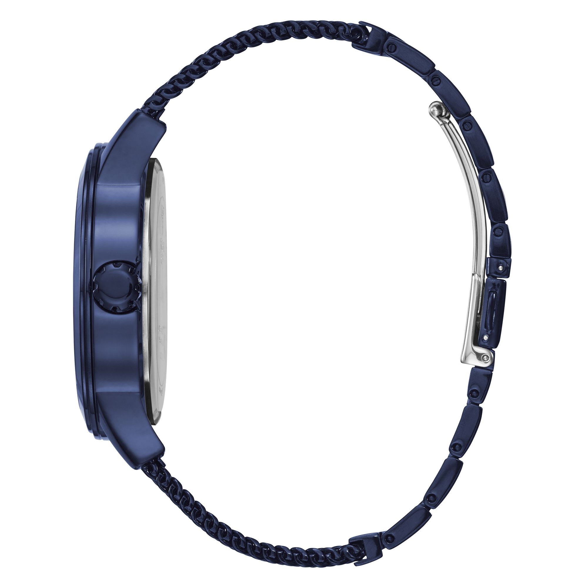 Guess Telescope Blue Round Dial Quartz Analog Men Watch