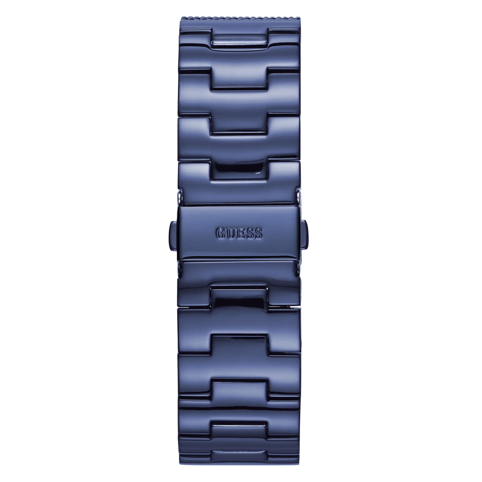 Guess Telescope Blue Round Dial Quartz Analog Men Watch