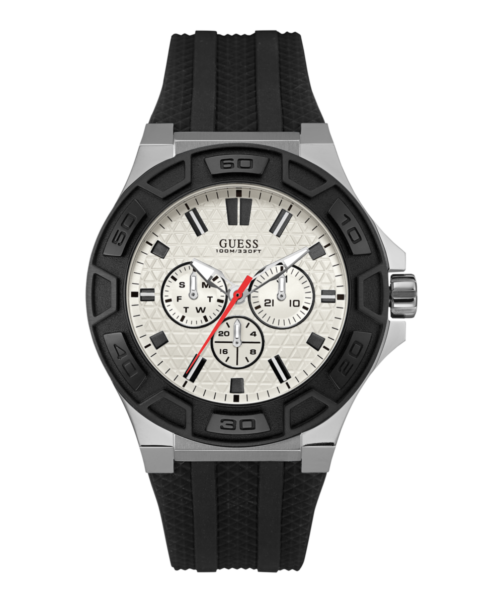 Guess Force White Round Dial Quartz Analog Men Watch