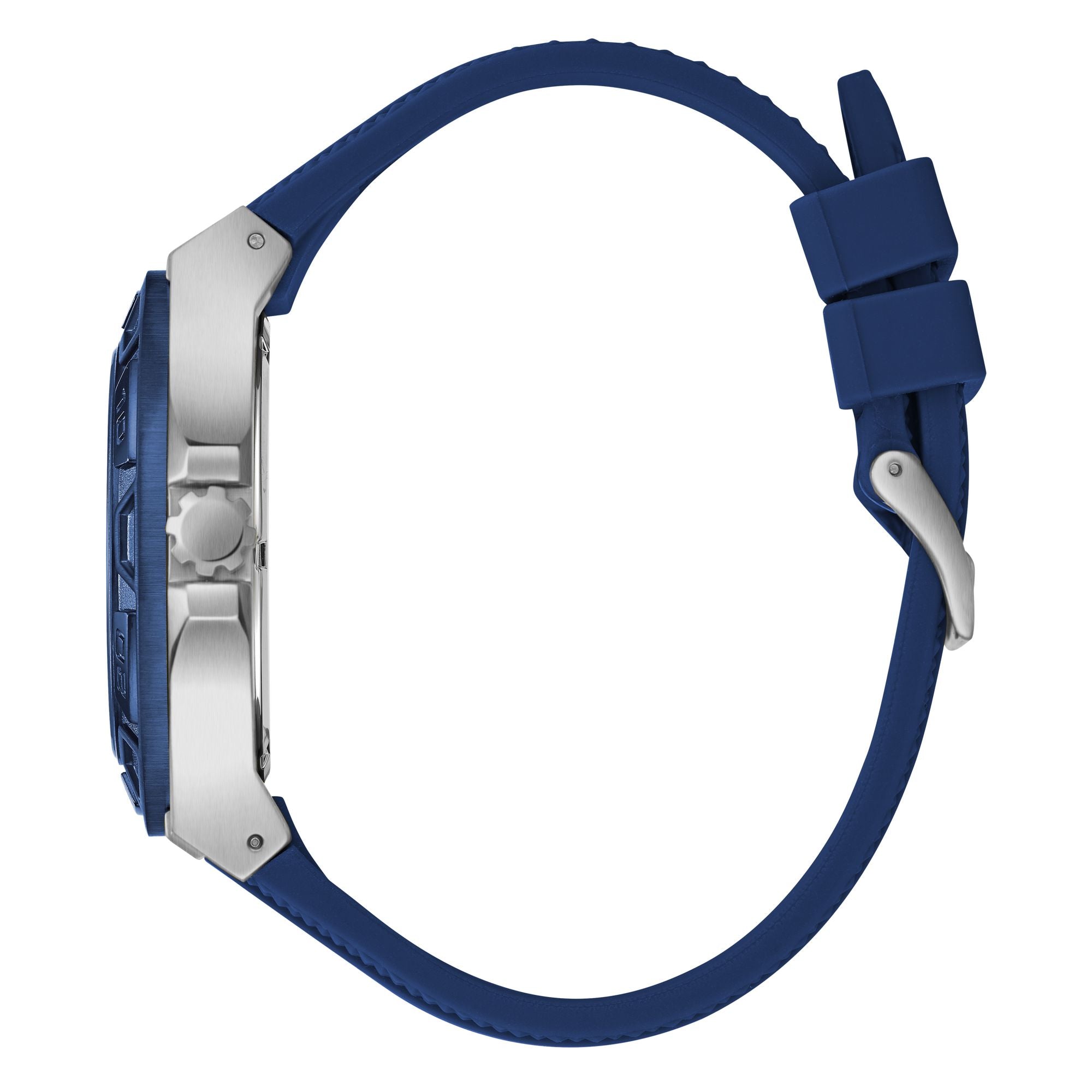 GUESS Men Silver Round Dial Analog Watch - U0674G4M