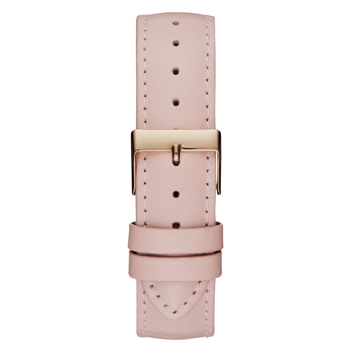 Guess Leather White Round Dial Quartz Analog Women Watch