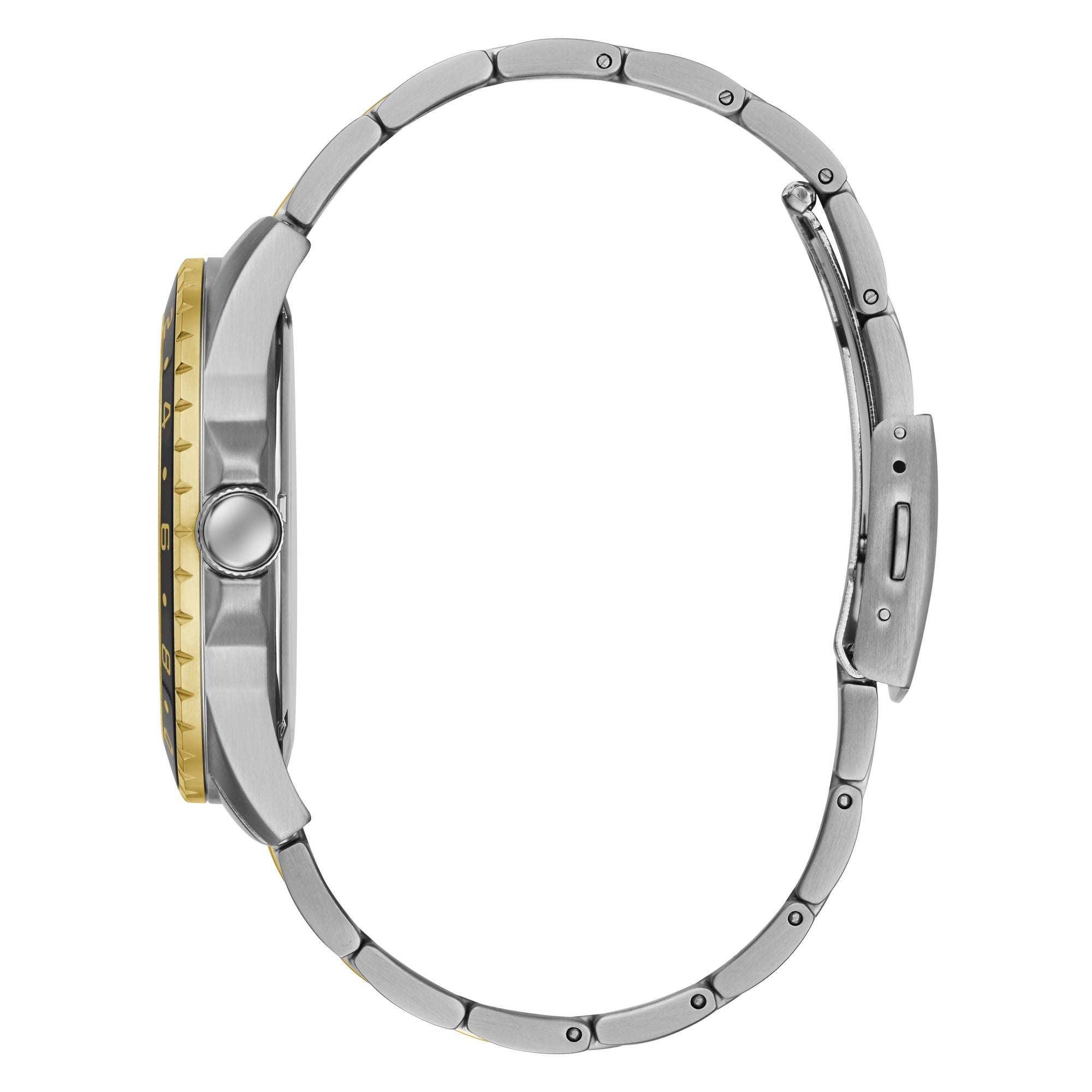 GUESS Men Black Round Dial Analogue Watch - U1107G6M