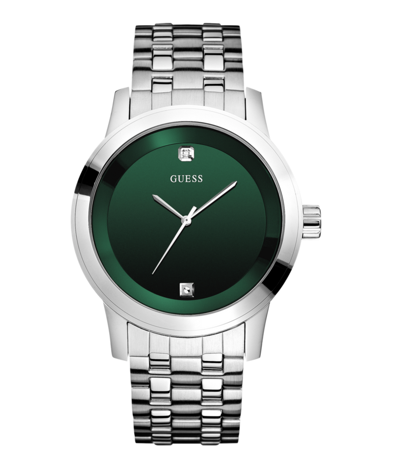 Guess Telescope Green Round Quartz Men Watch Watch Guess