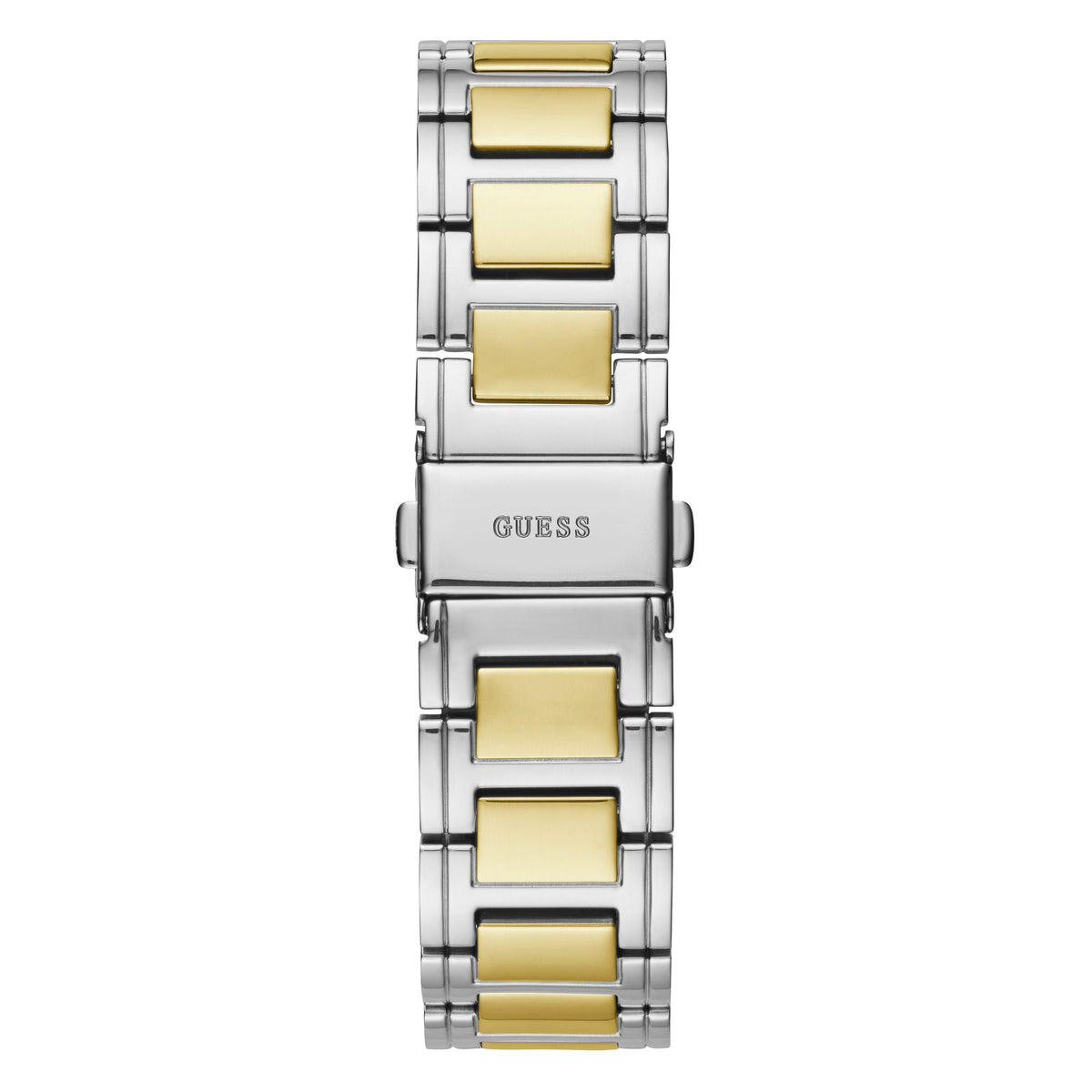 Guess Round 40mm Champagne Dial Analog Women Watch - U1337L4M