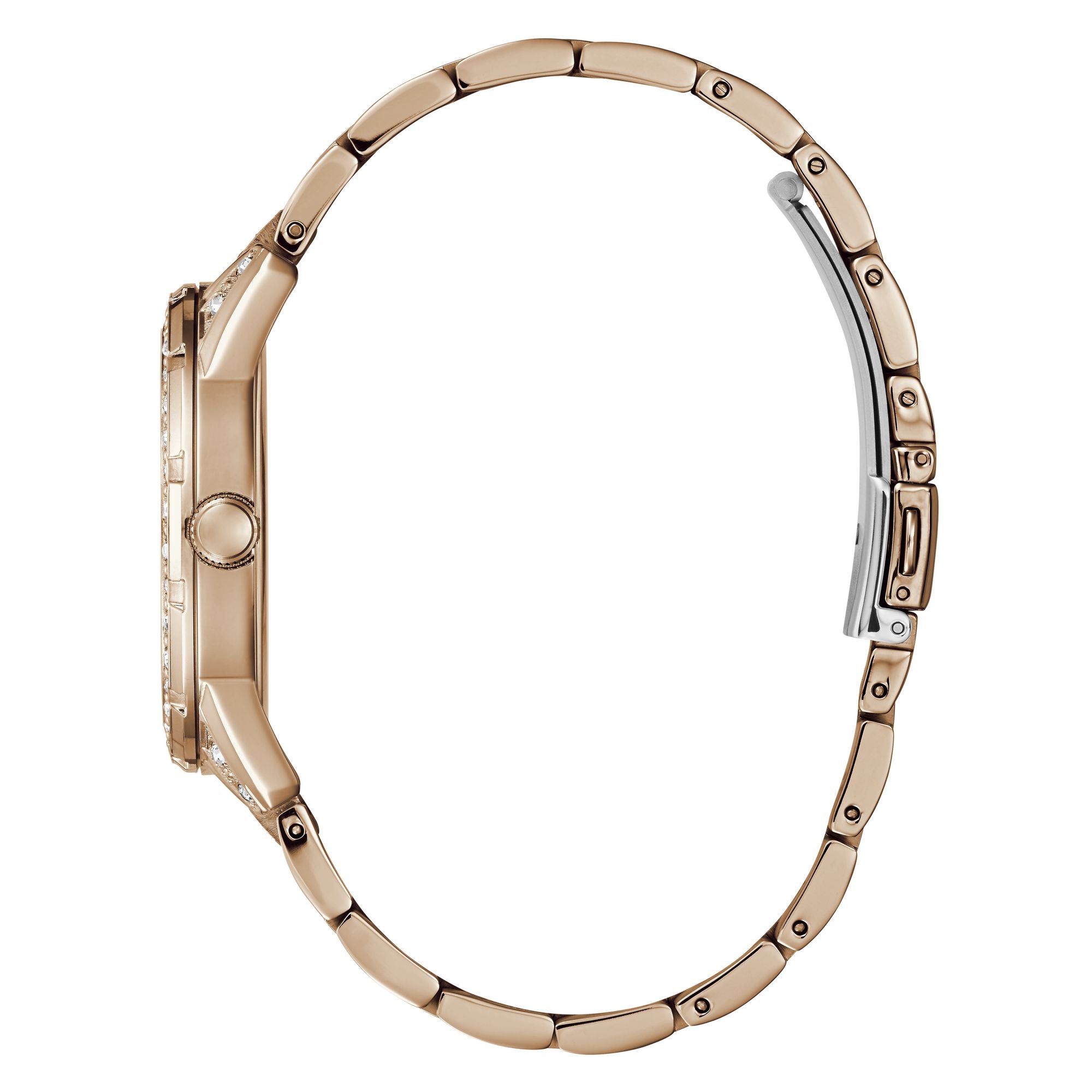 GUESS Women White Round Dial Analog Watch - U1337L5M