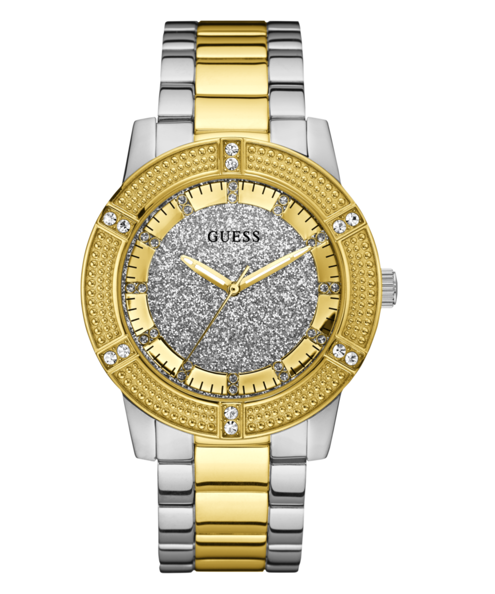 Guess Round 44mm Silver Dial Analog Women Watch - U1347L3M Watch Guess