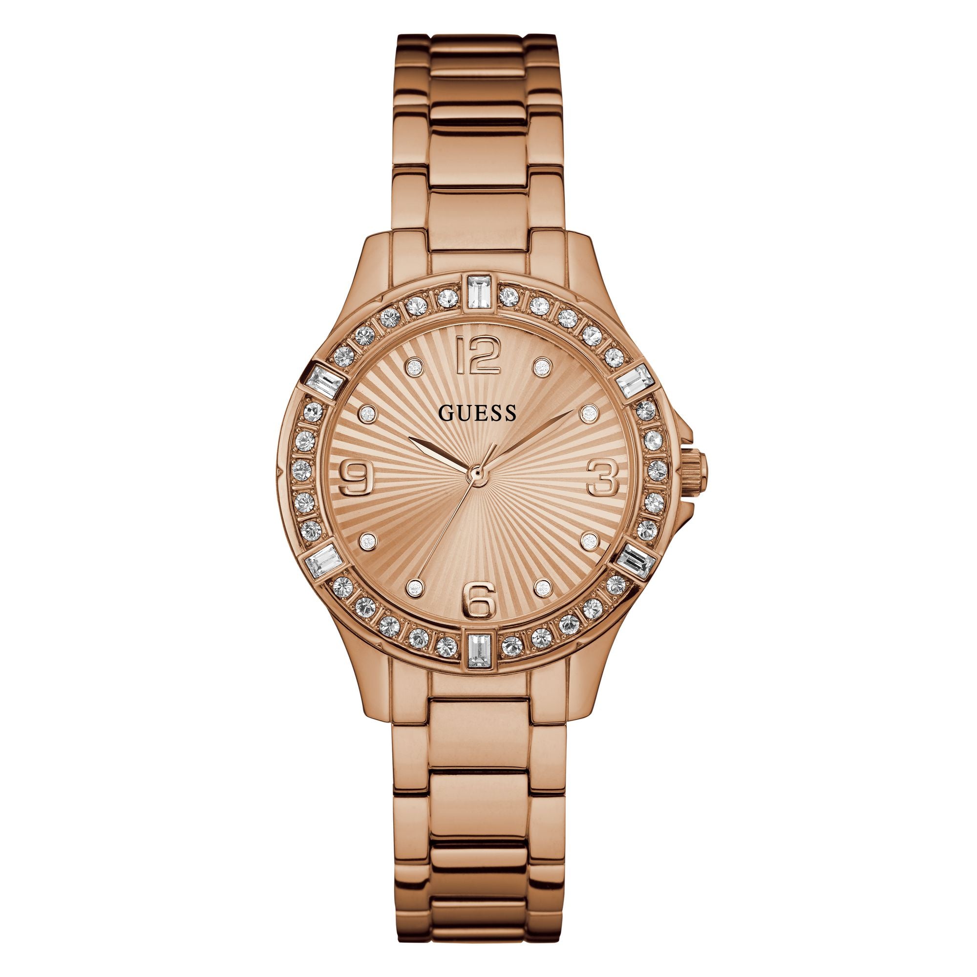 GUESS Women Rose Gold Round Dial Analog Watch - U1349L3M