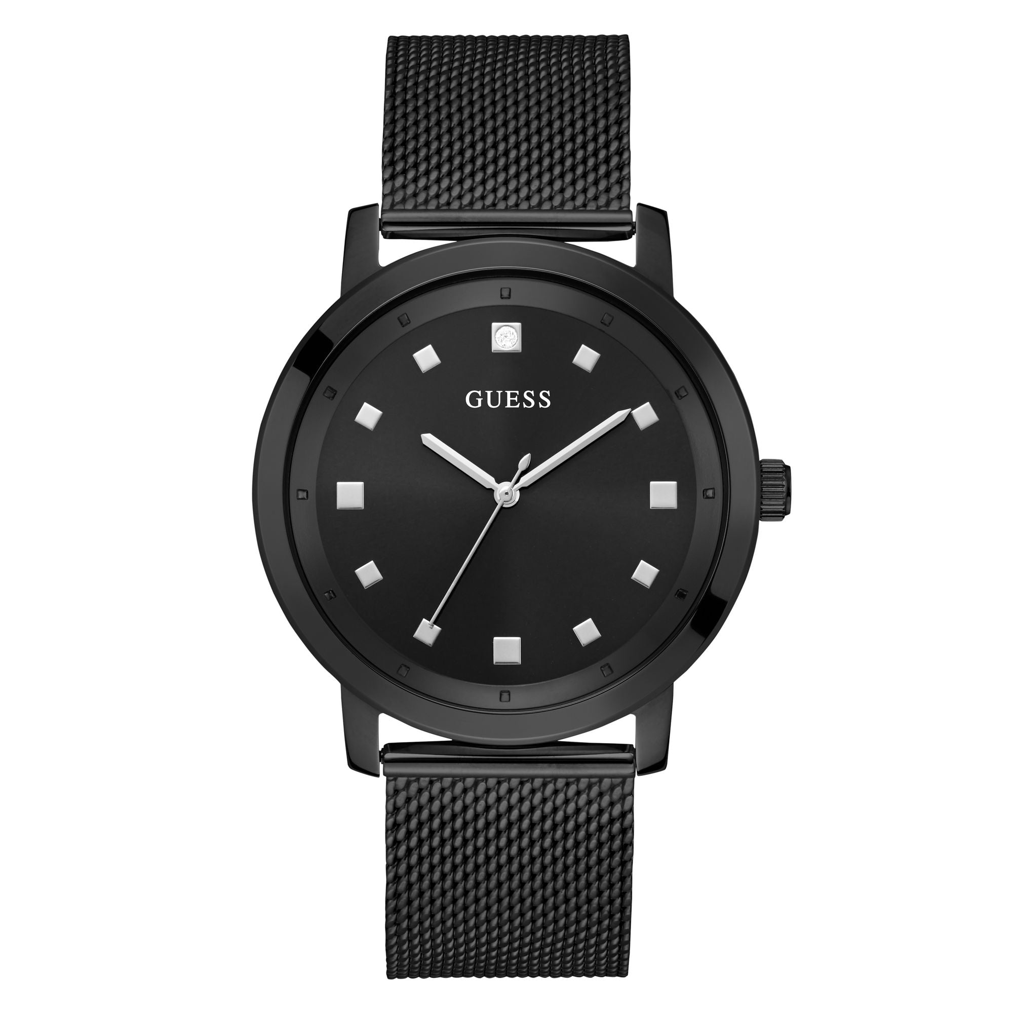GUESS Men Black Round Dial Analog Watch - U1352G2M