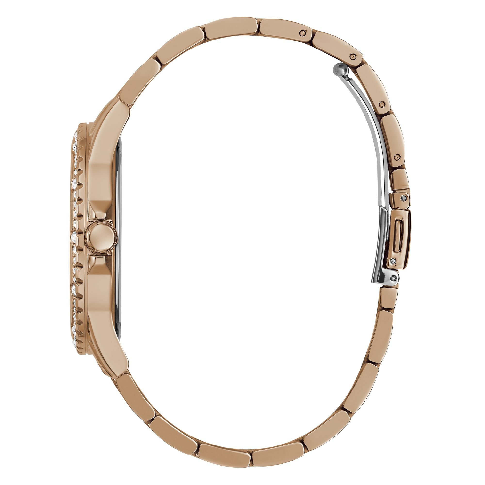 Guess Wink Rose Gold Round Dial Quartz Analog Women Watch