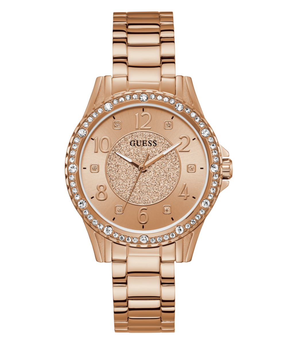 Guess Wink Rose Gold Round Dial Quartz Analog Women Watch