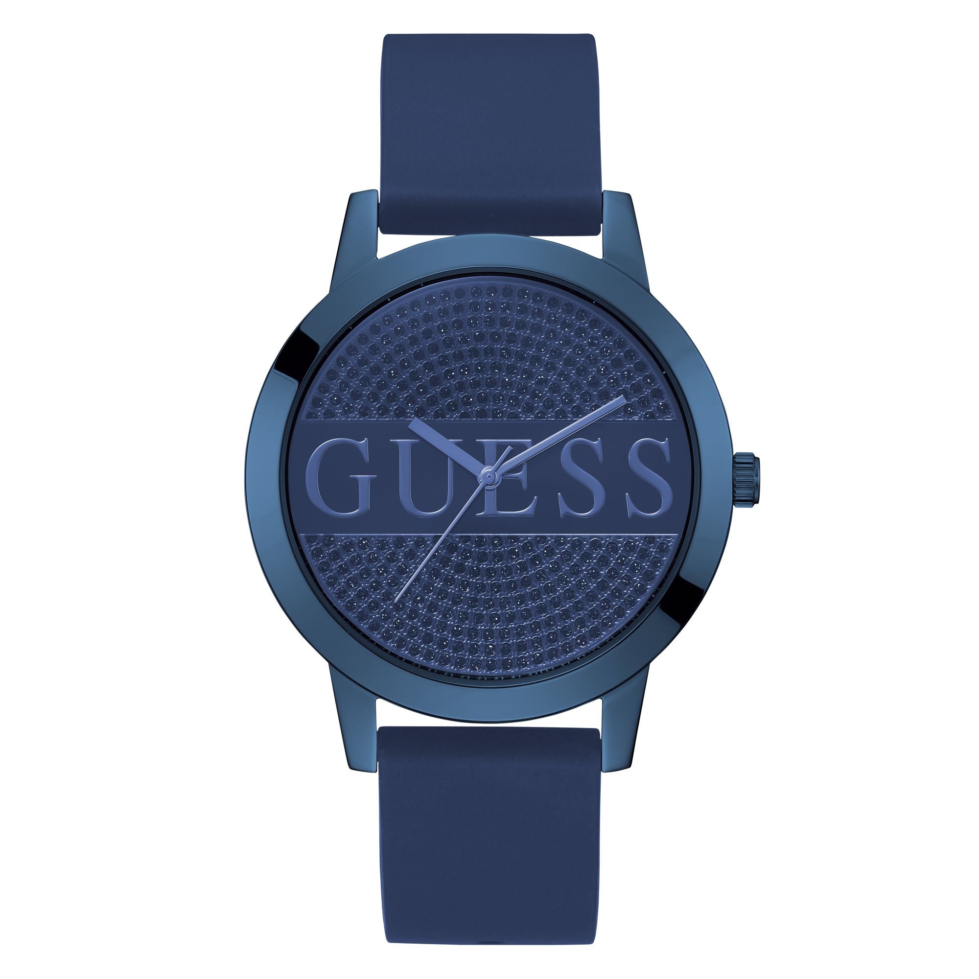 Guess Standout Blue Round Dial Quartz Analog Men Watch