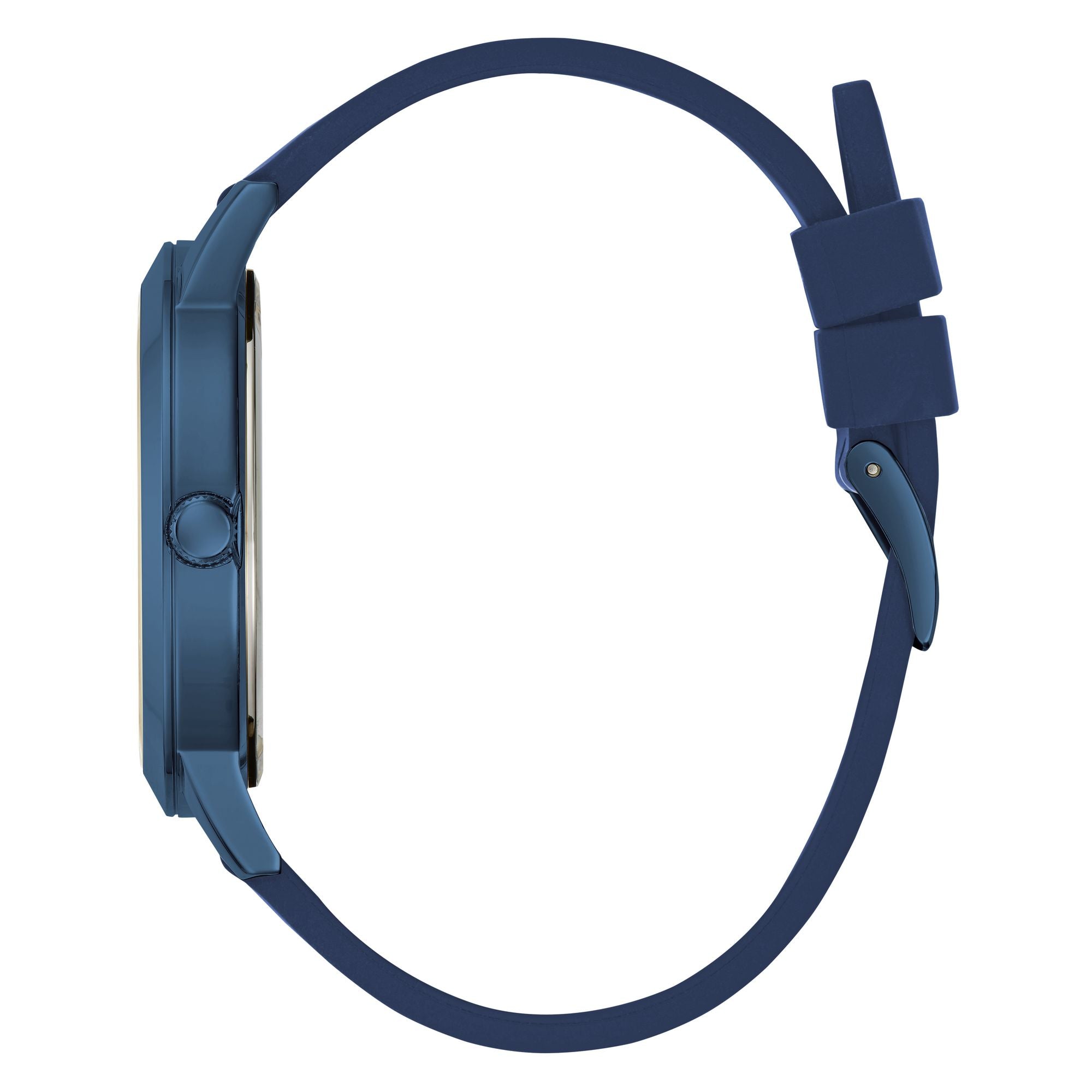 Guess Standout Blue Round Dial Quartz Analog Men Watch