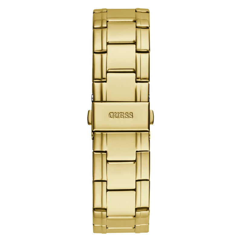 Guess Standard Champagne Round Dial Quartz Analog Men Watch Watch Guess