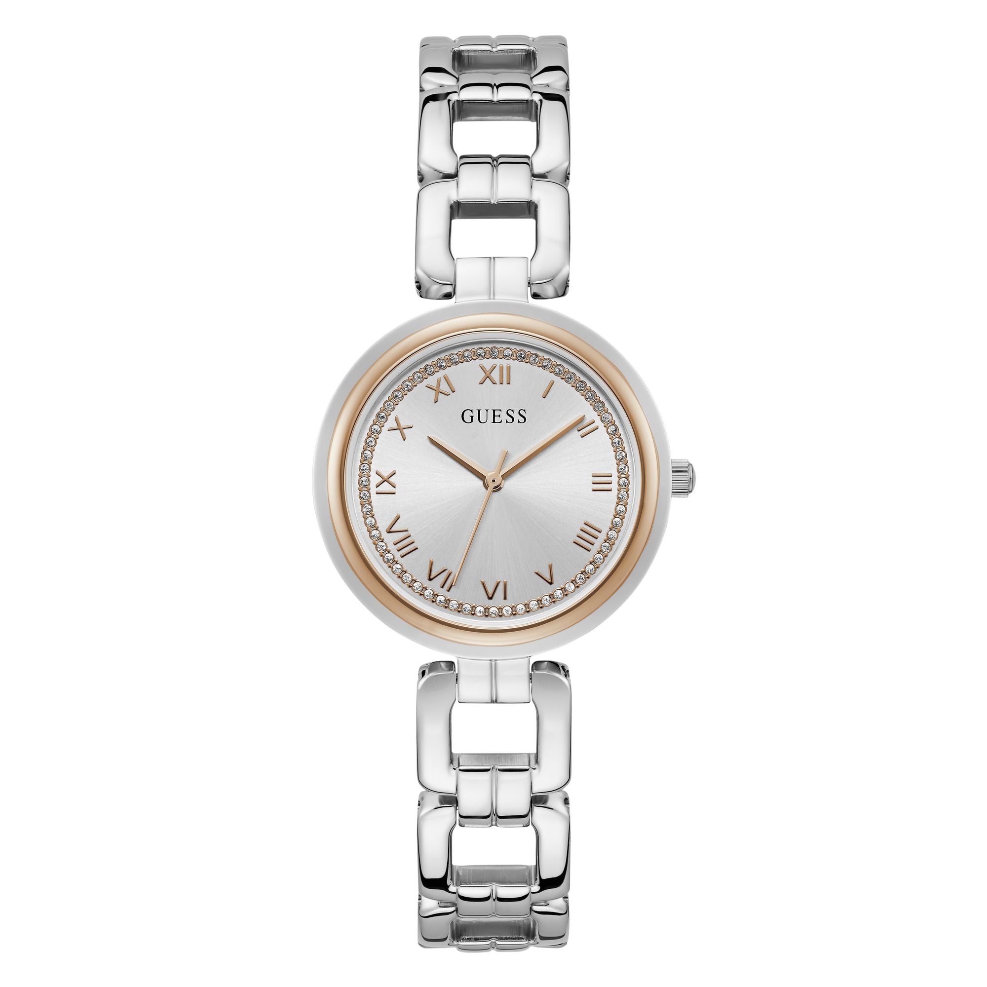 Guess Millie Silver Tone Round Dial Quartz Analog Women Watch