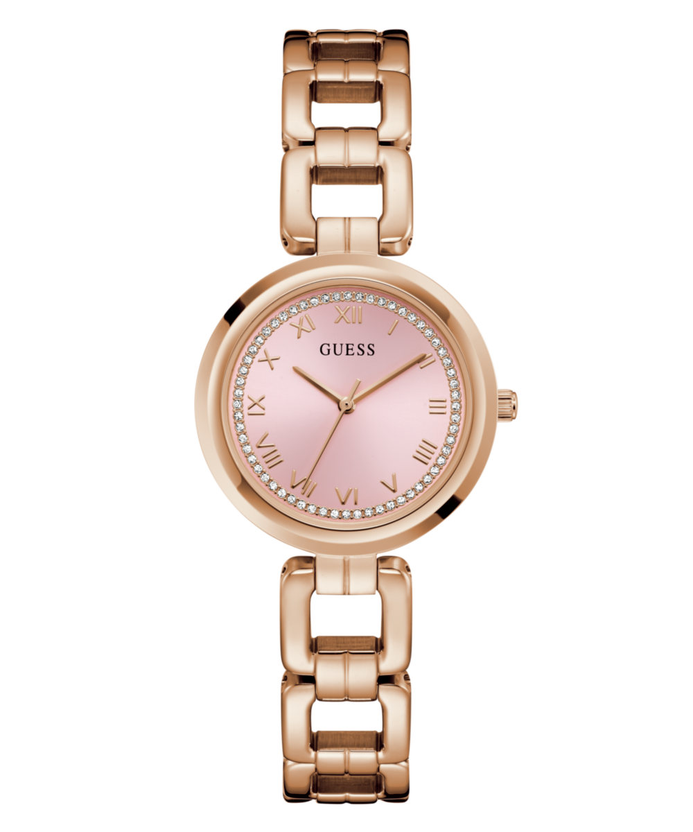 Guess Gd Millie Pink Round Quartz Women Watch Watch Guess