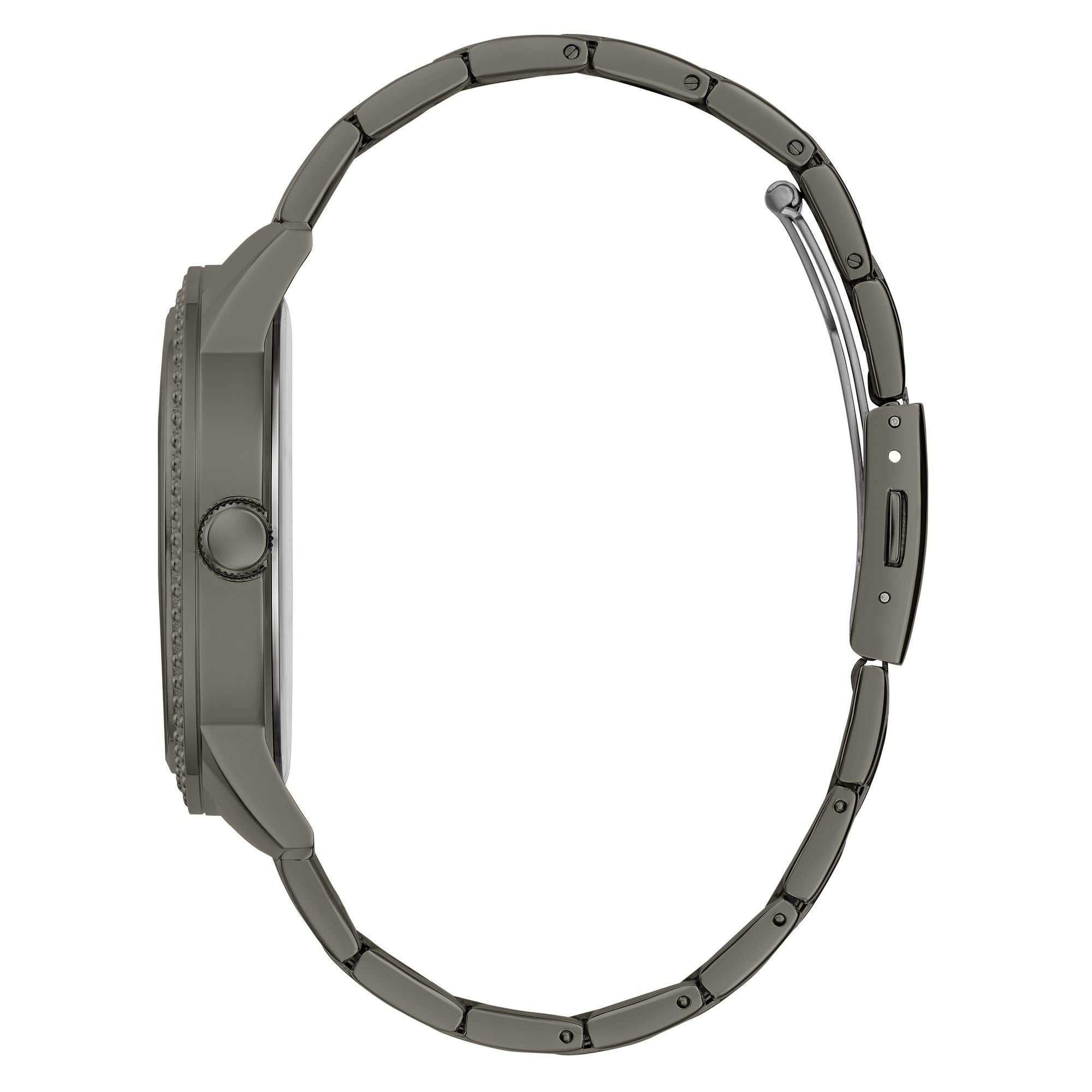 Guess Destination Gunmetal Round Dial Quartz Analog Men Watch