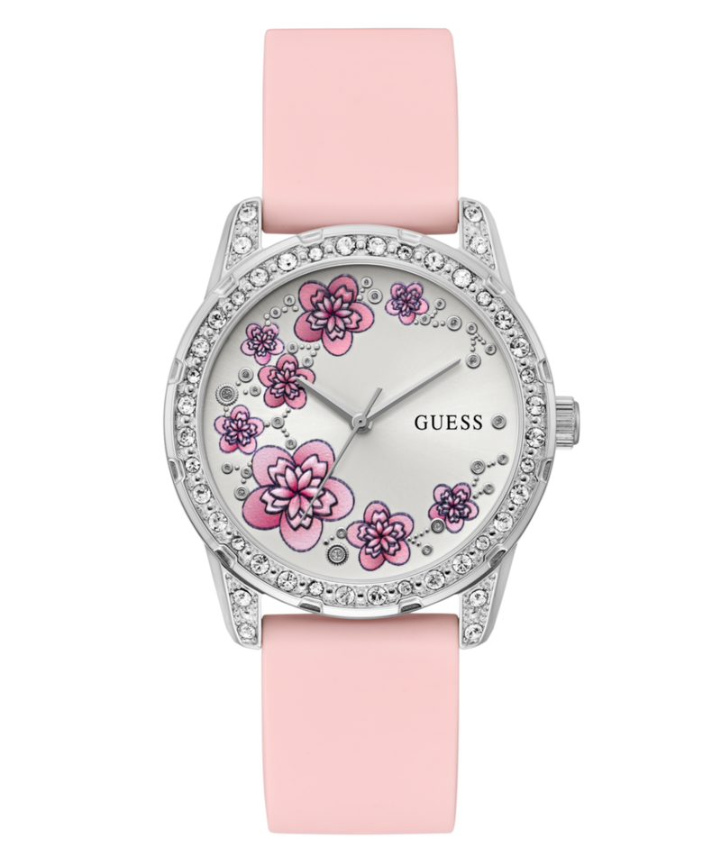 Guess Jasmine Silver Round Dial Quartz Analog Women Watch Watch Guess