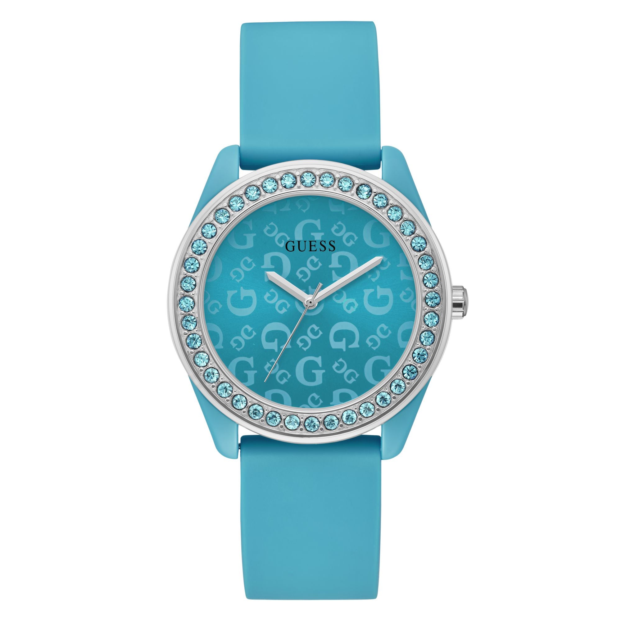 Guess Jelly G Blue Round Dial Quartz Analog Women Watch