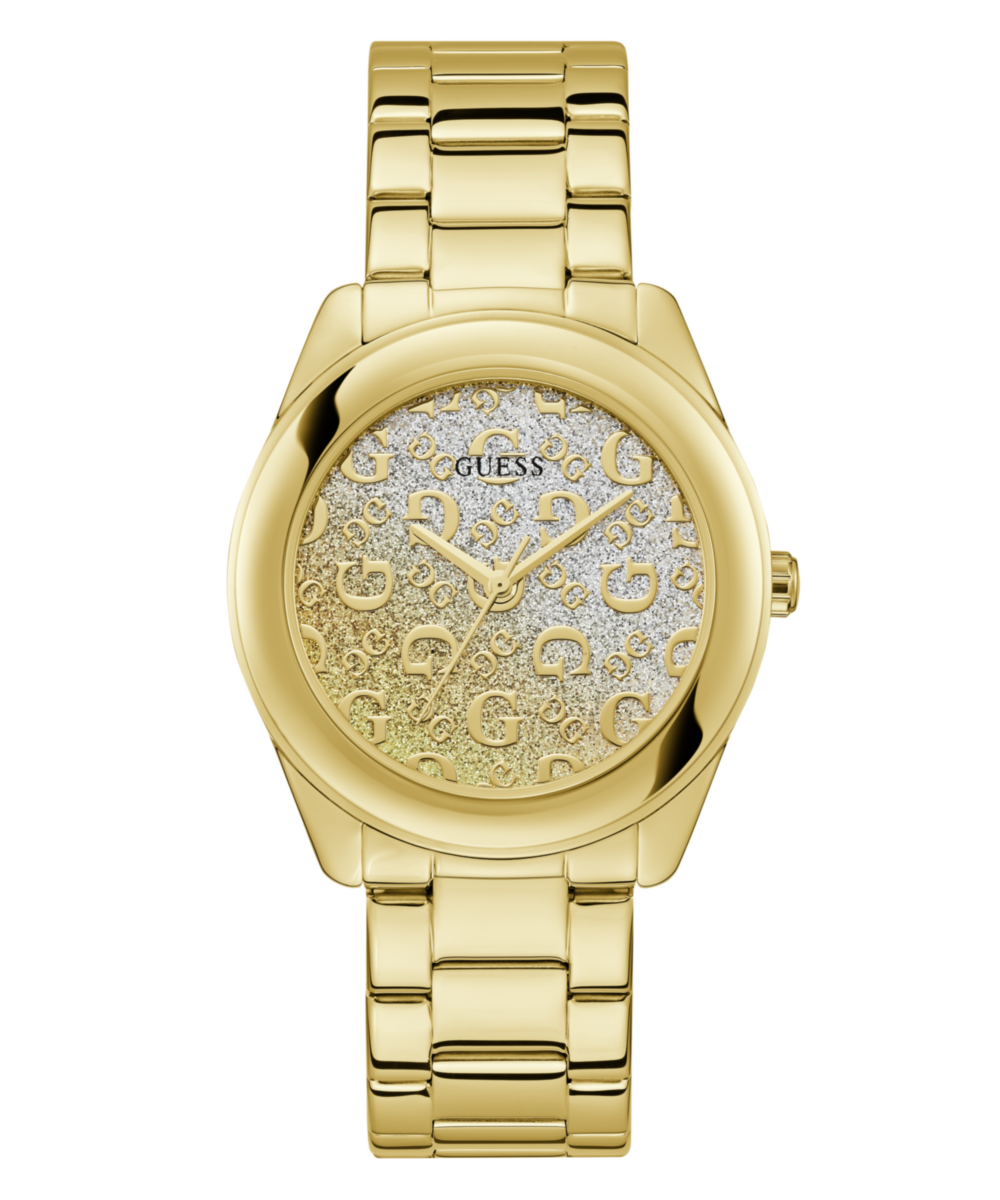 Guess G Mix Gold Round Dial Quartz Analog Women Watch Watch Guess