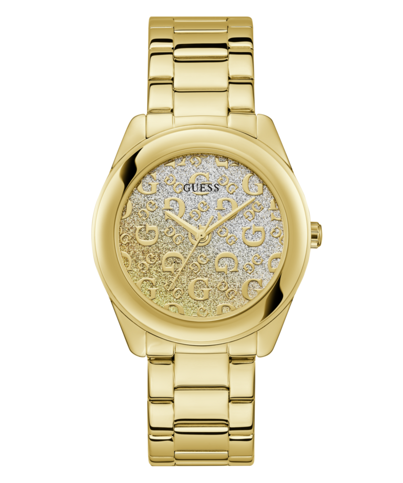 Guess G Mix Gold Round Dial Quartz Analog Women Watch Watch Guess