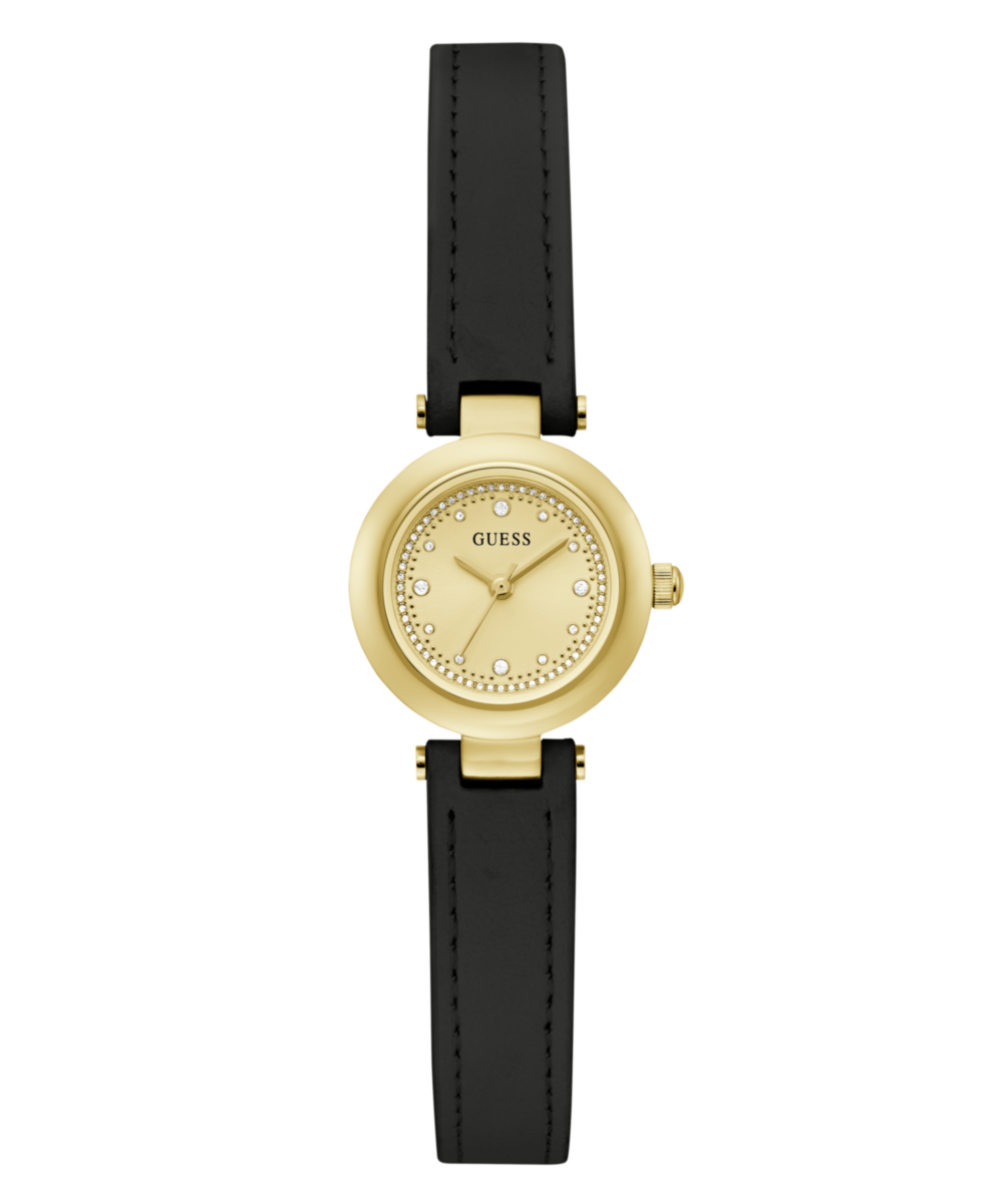 Guess Ophelia Leather Champagne Round Dial Quartz Analog Women Watch
