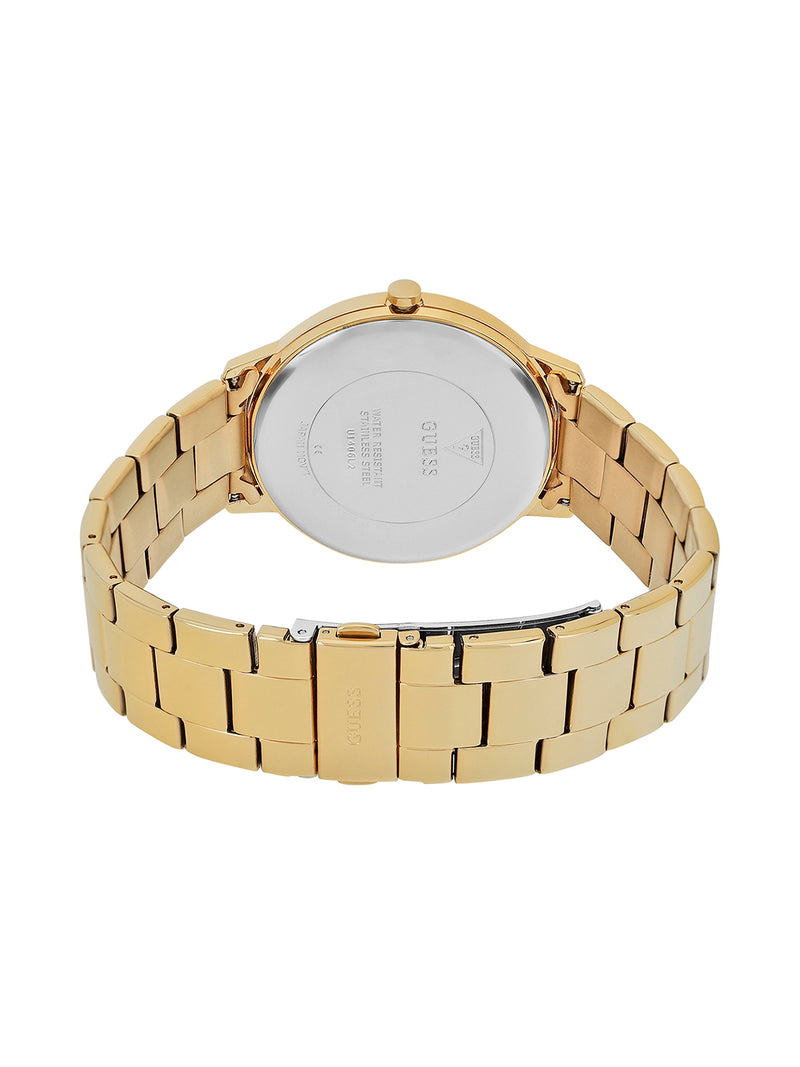 Guess Hollywood Champagne Round Dial Quartz Analog Women Watch Watch Guess
