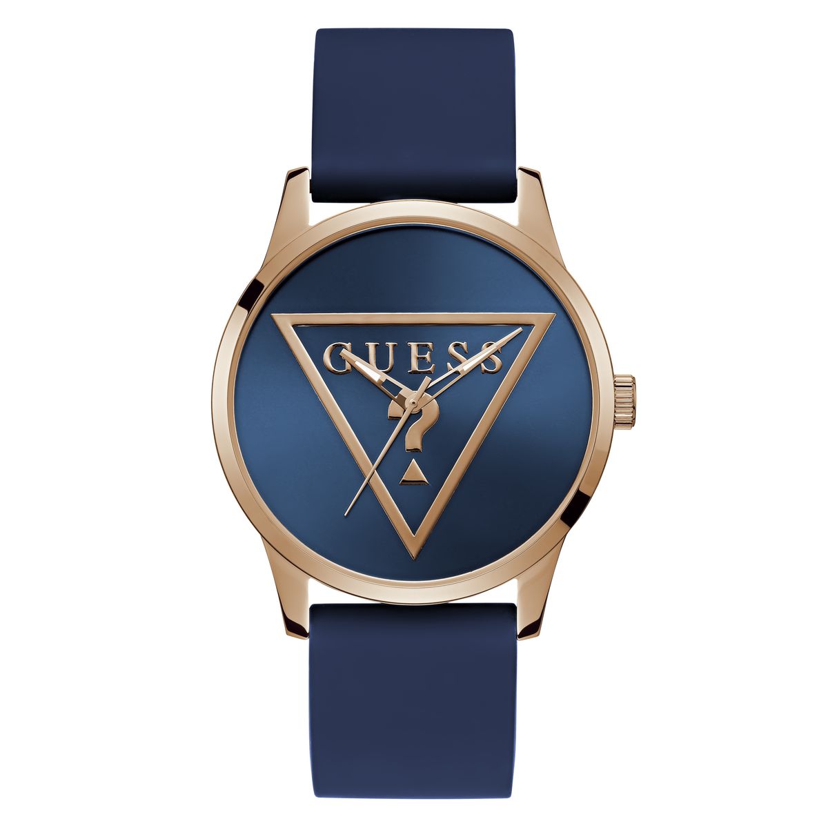 Guess Tri Craze Blue Round Dial Quartz Analog Men Watch U1409G4M