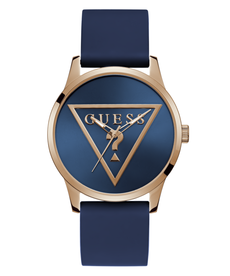 Guess Tri Craze Blue Round Dial Quartz Analog Men Watch Watch Guess