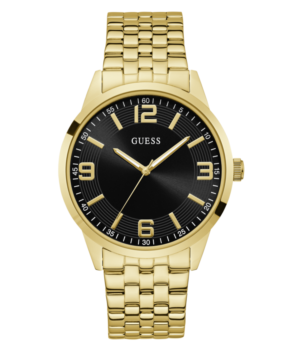 Guess Suited Black Round Dial Quartz Analog Men Watch Watch Guess