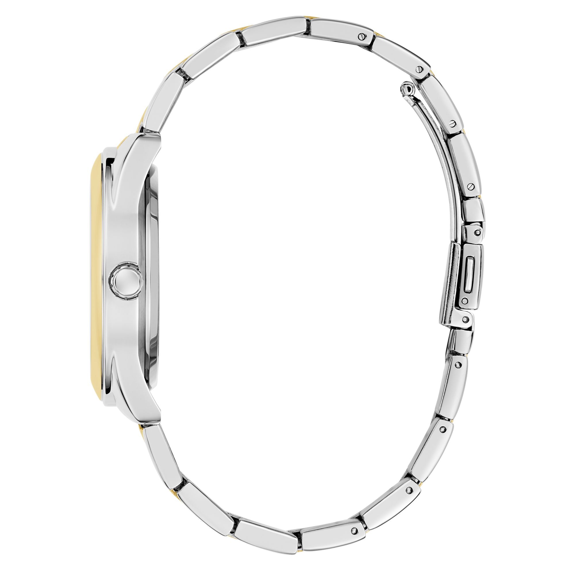 Guess Inner Workings Gold Round Dial Quartz Analog Women Watch