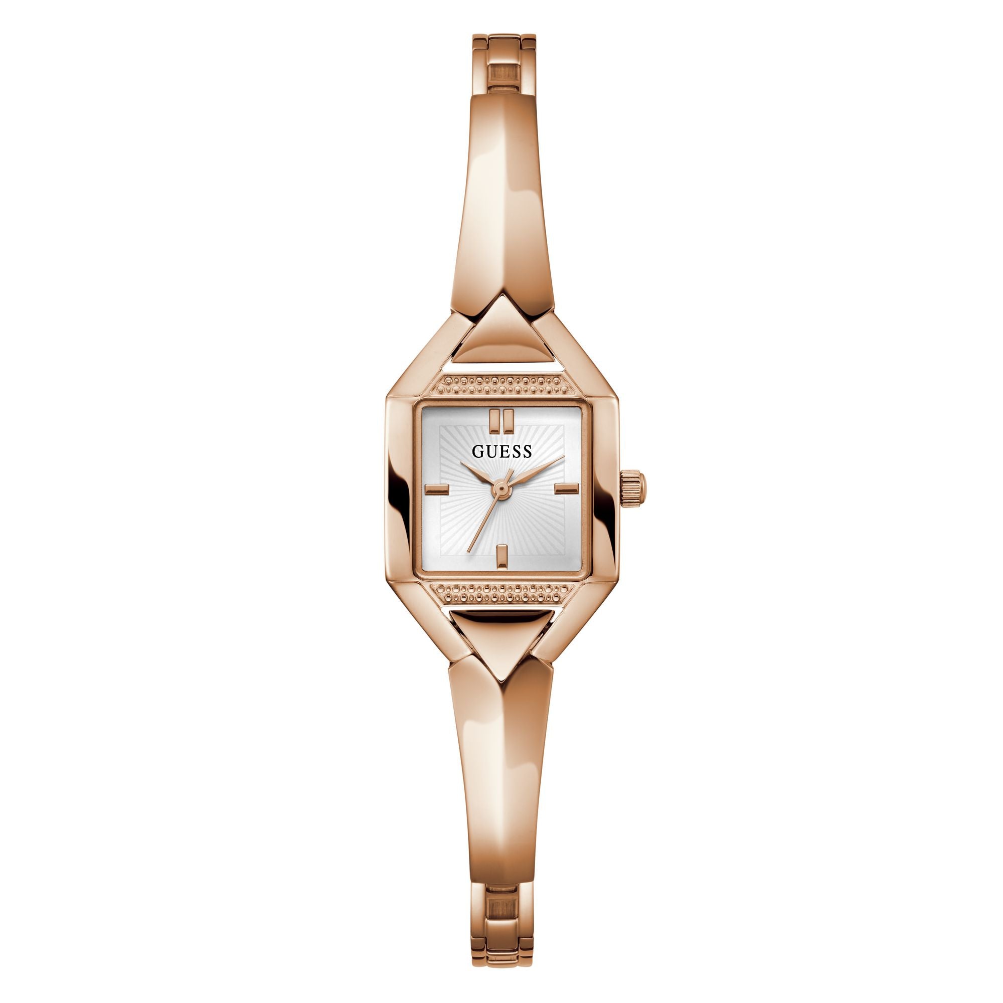 Guess Ariel White Round Dial Quartz Analog Women Watch U1426L3M At JUST WATCHES