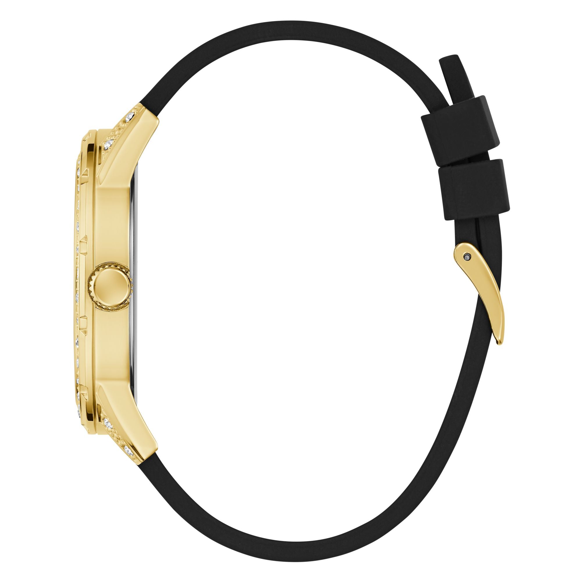 Guess Gbs Demand Champagne Round Dial Quartz Analog Men Watch Watch Guess