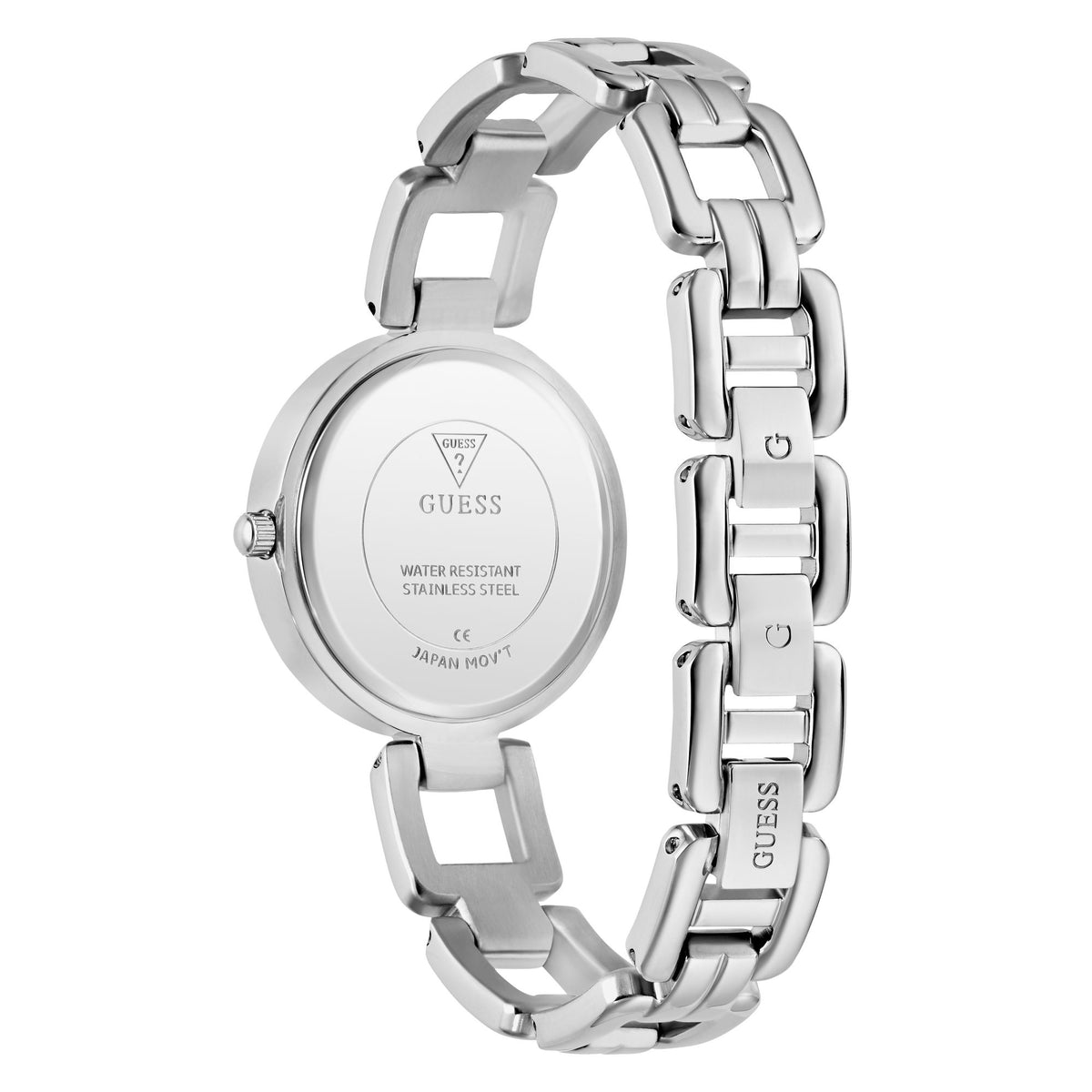Guess Round 32mm Silver Dial Analog Women Watch - U1438L1M