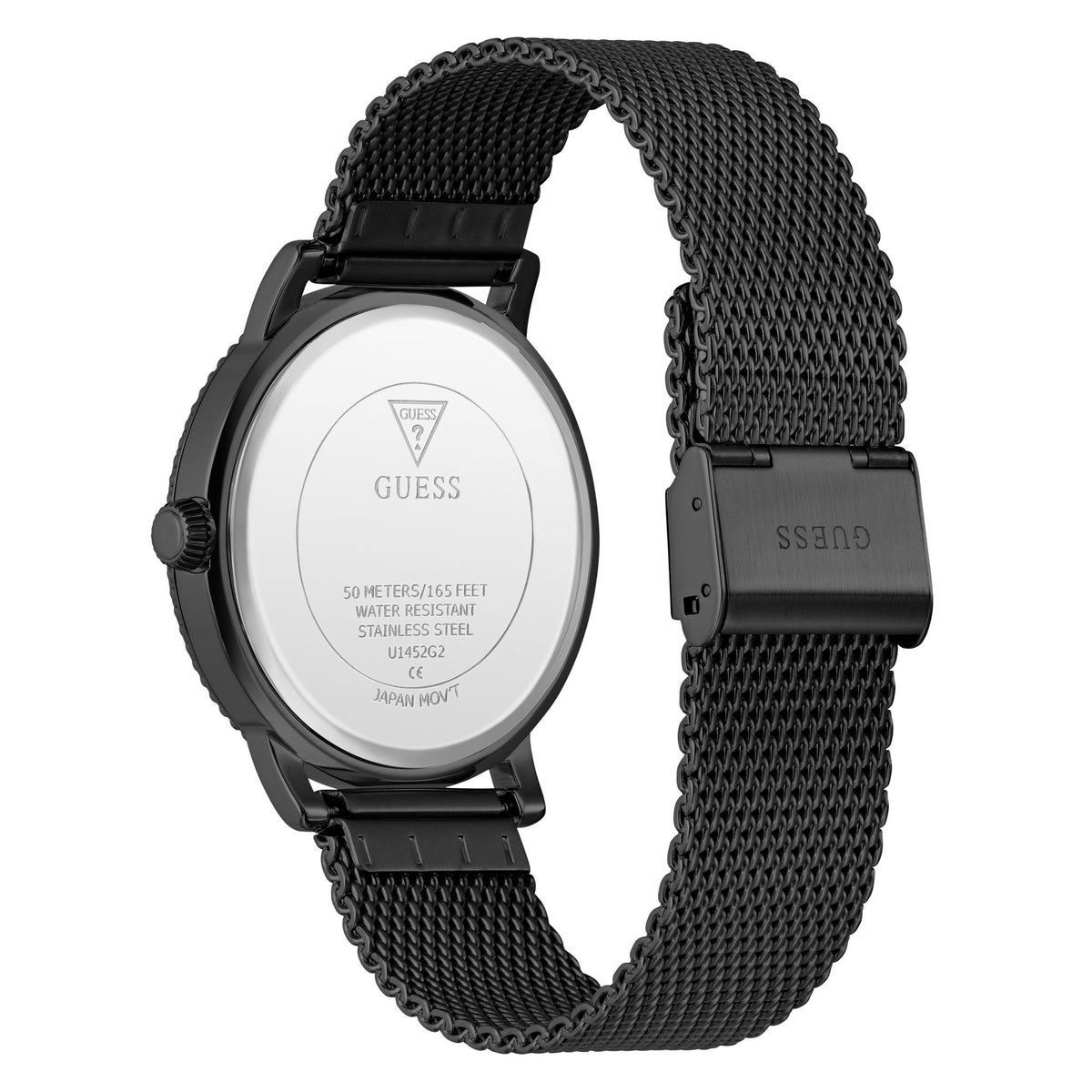 Guess Round 42mm Black Dial Analog Men Watch - U1452G2M