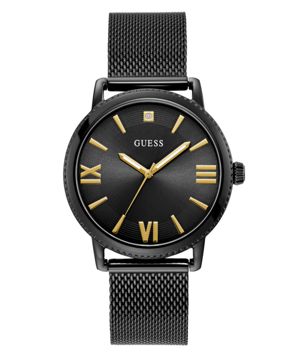 Guess Round 42mm Black Dial Analog Men Watch - U1452G2M Watch Guess