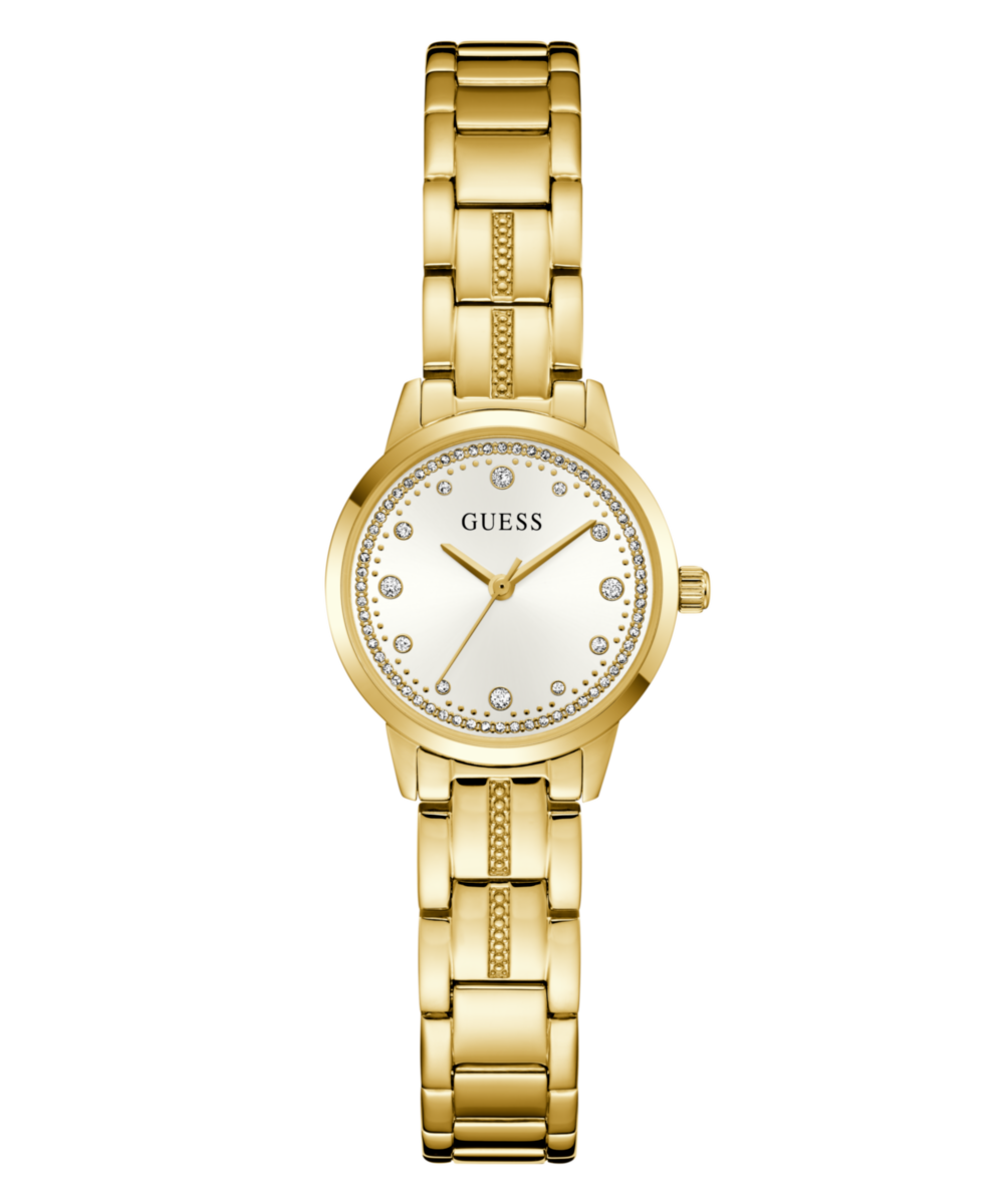 Guess Gb Elle White Round Quartz Women Watch Watch Guess