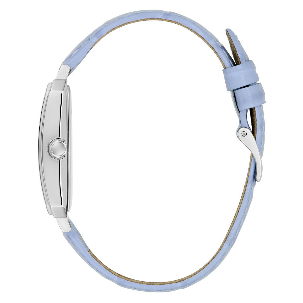 Guess Rectangle 29mm White Dial Analog Women Watch - U1479L1M