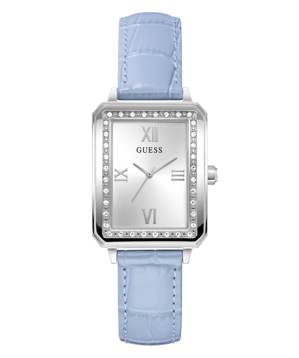 Guess Rectangle 29mm White Dial Analog Women Watch - U1479L1M Watch Guess