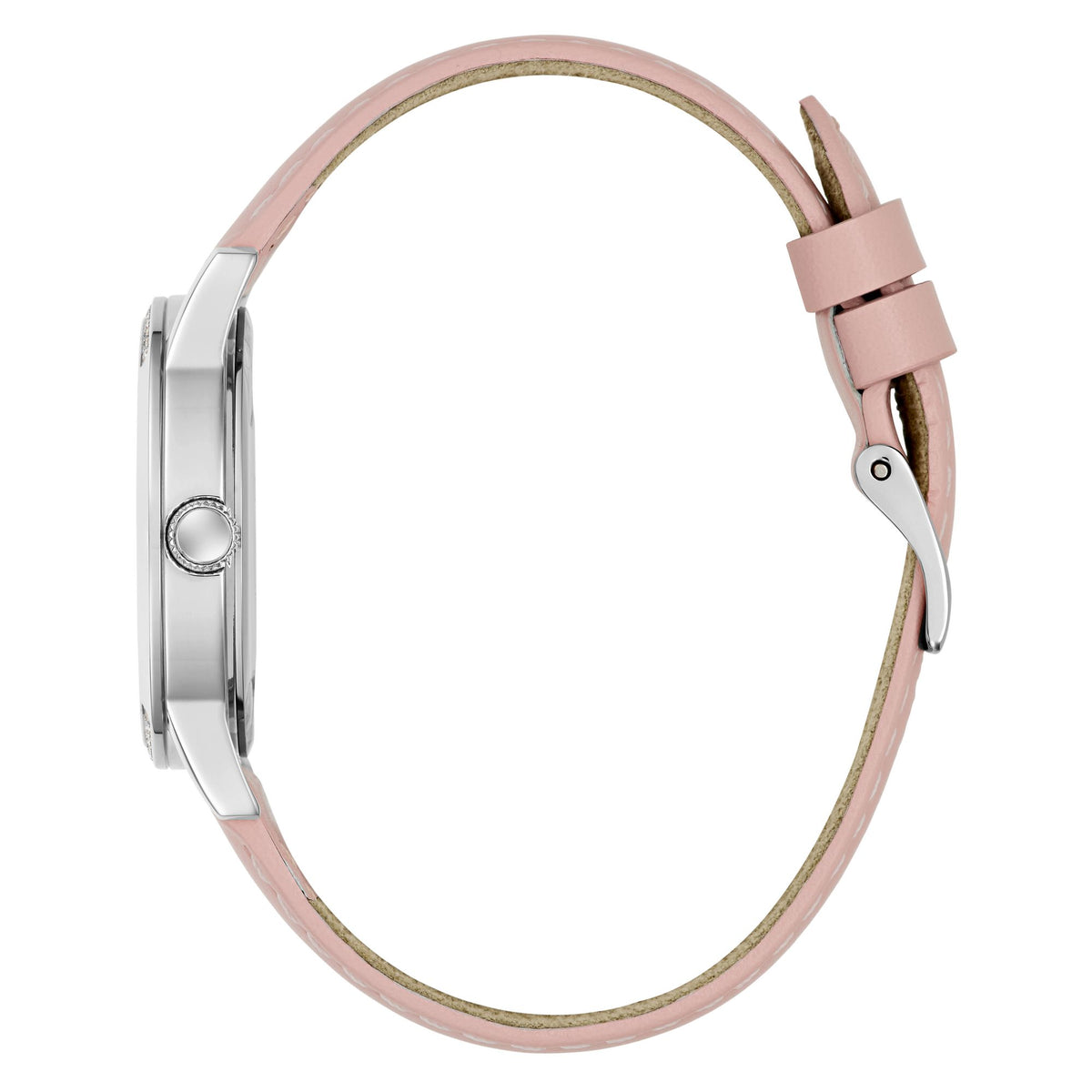 Guess Round 34mm White Dial Analog Women Watch - U1481L1M Watch Guess