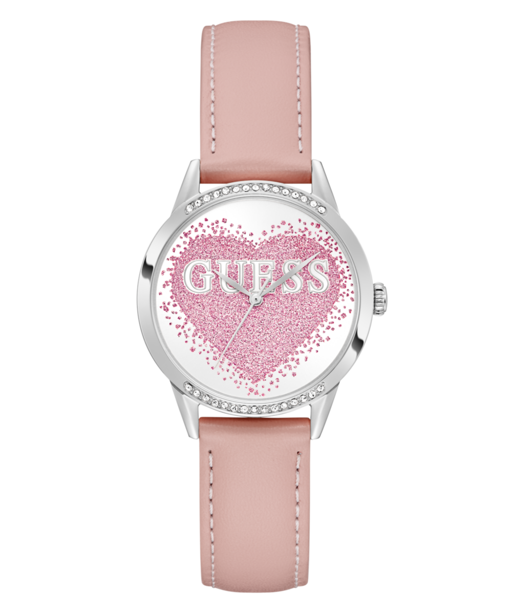 Guess Round 34mm White Dial Analog Women Watch - U1481L1M Watch Guess