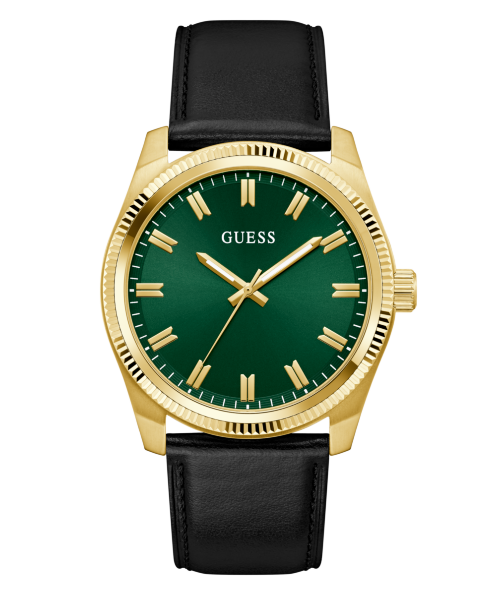 Guess Round 44mm Green Dial Analog Men Watch - U1486G2M Watch Guess
