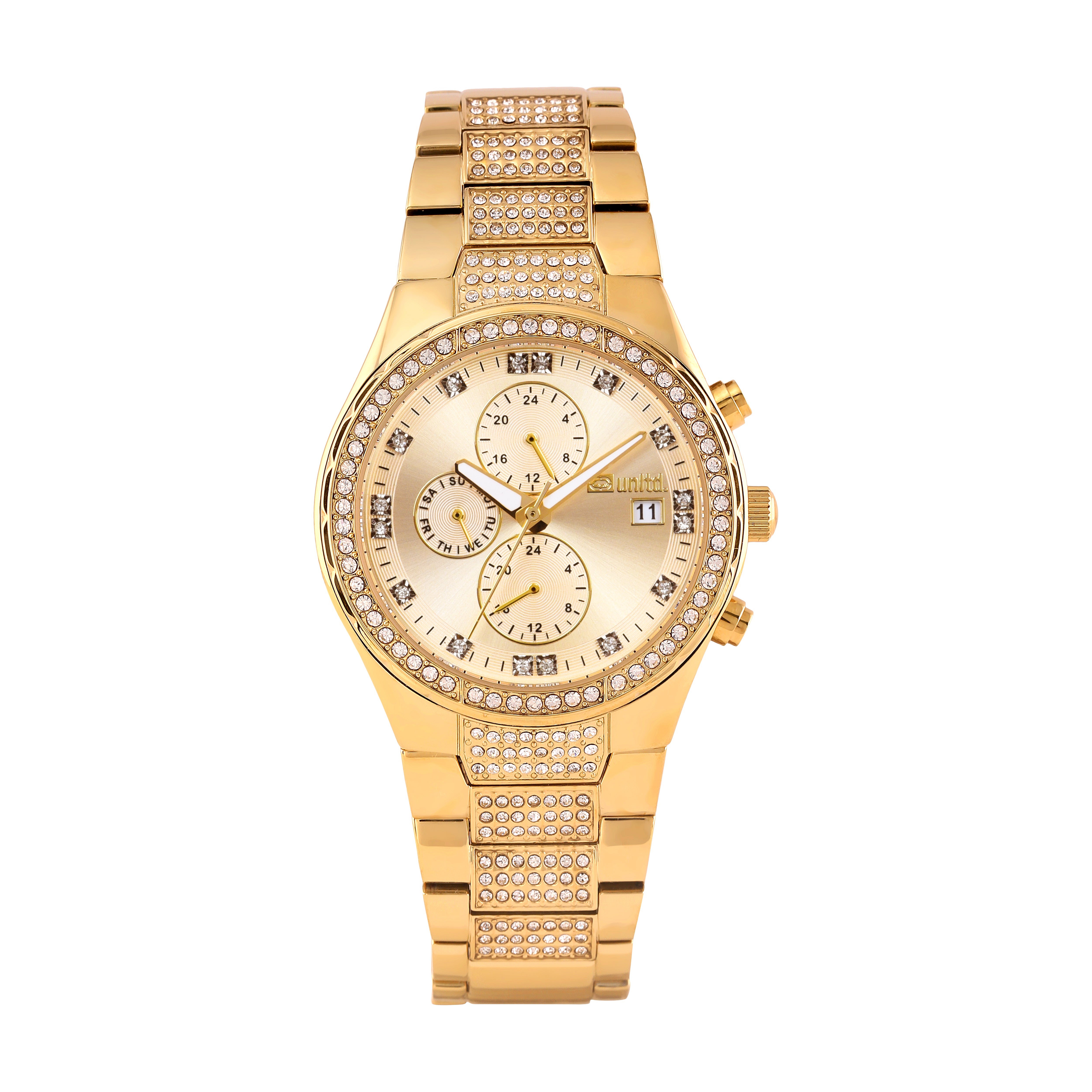 By Timex Group Gold Round Dial Quartz Analog Men Watch