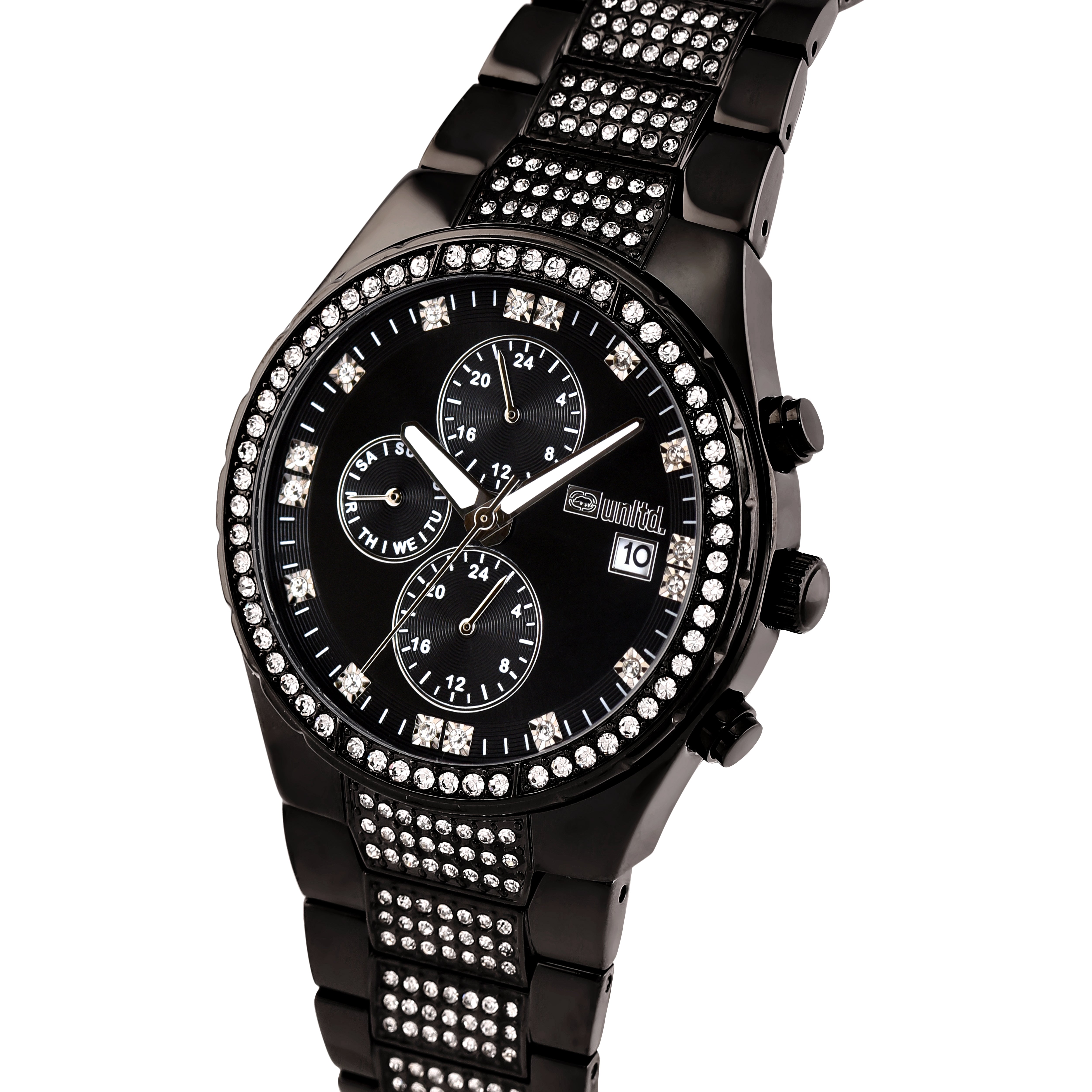 Unltd. By Timex Group Black Round Dial Quartz Analog Men Watch Watch Unltd.