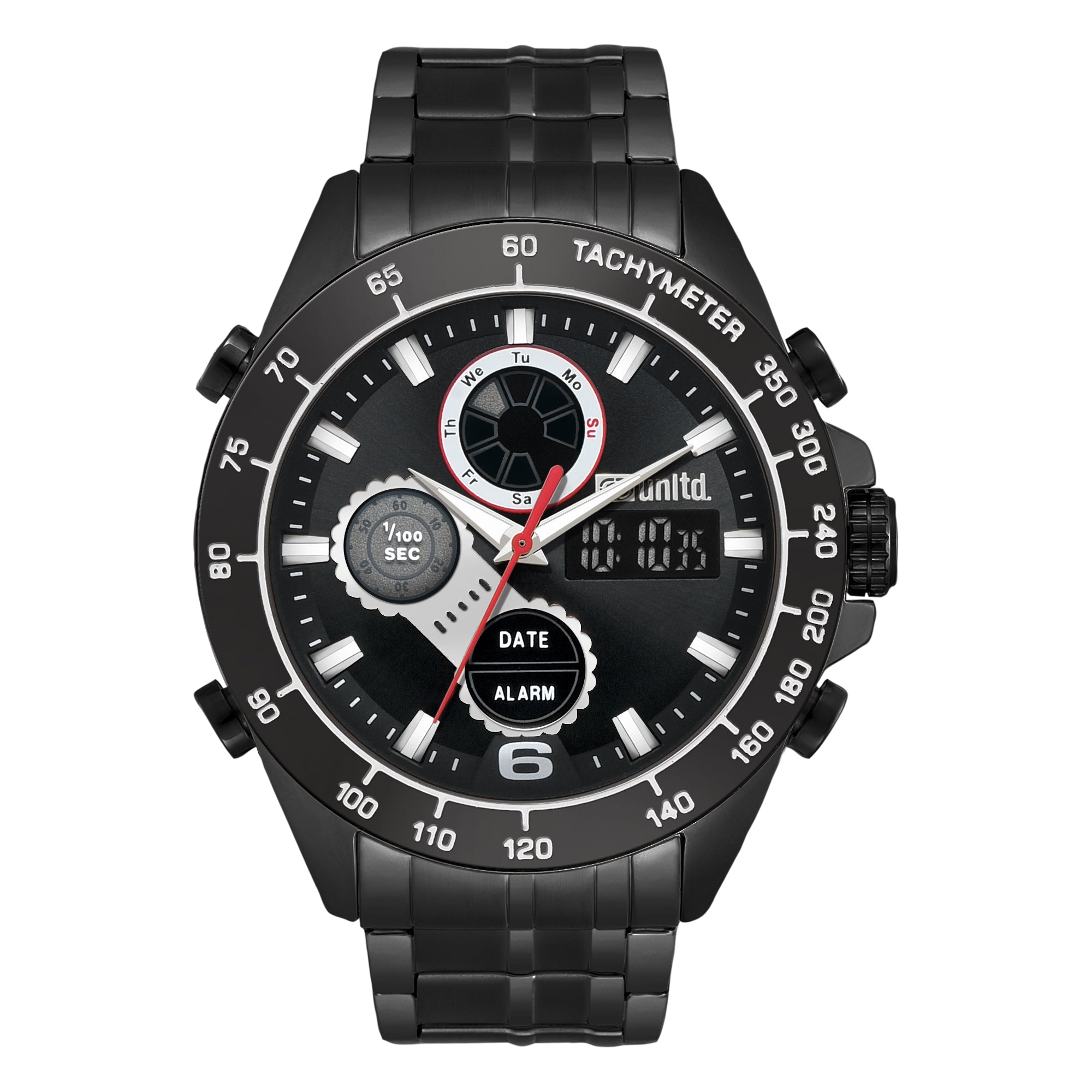 Unltd. By Timex Group Black Round Dial Quartz Ana-Digi Men Watch Watch Unltd.
