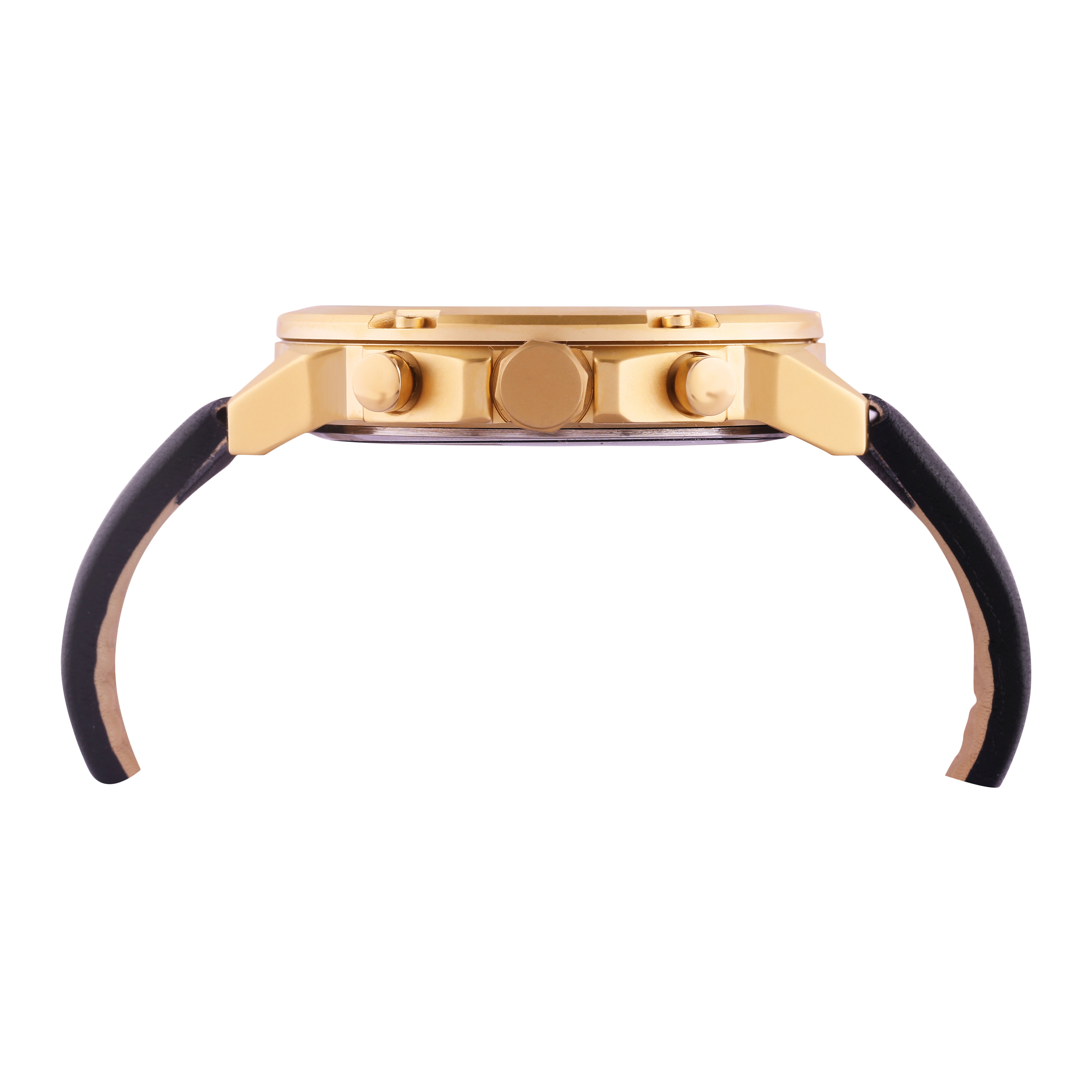 Unltd. By Timex Group Leather Black Round Dial Quartz Analog Men Watch Watch Unltd.