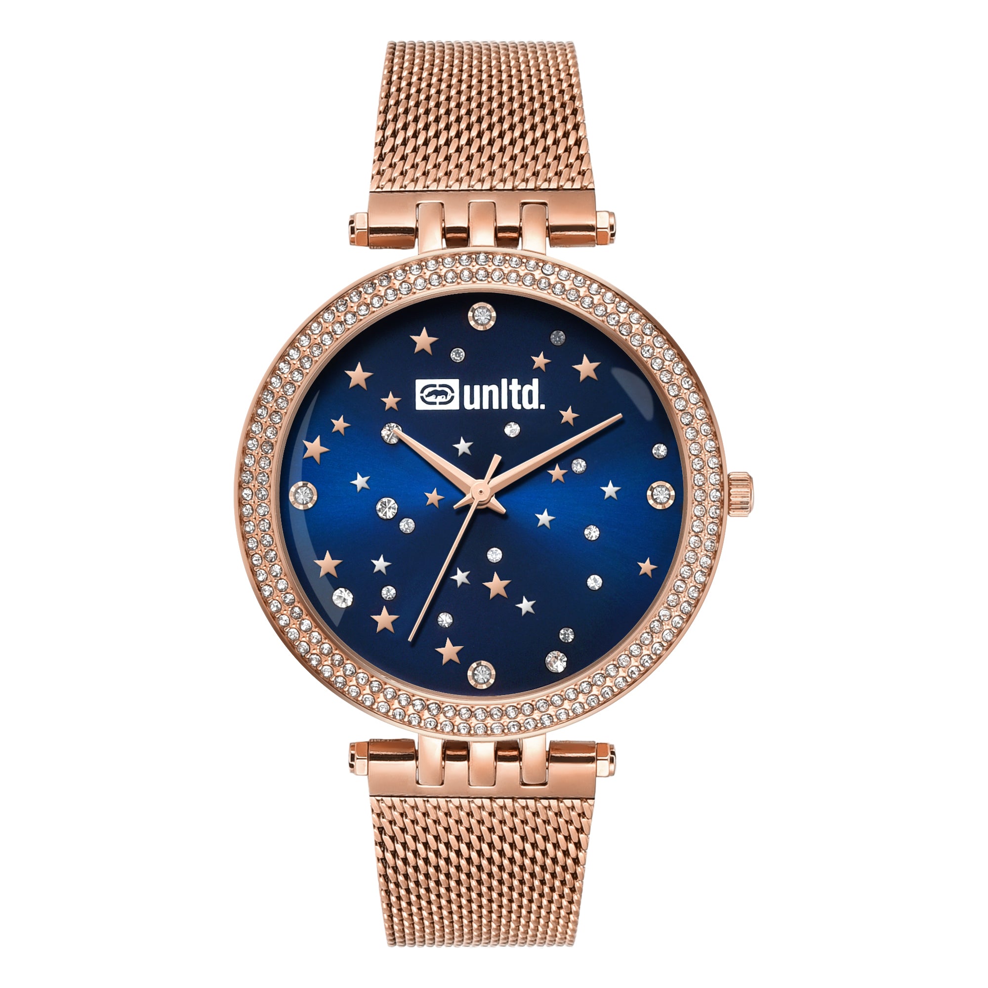 Unltd. By Timex Group Blue Round Dial Quartz Analog Women Watch Watch Unltd.
