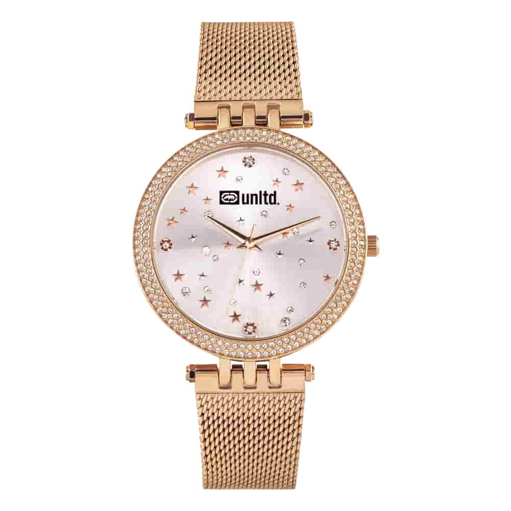 Unltd. By Timex Group Silver Round Dial Quartz Analog Women Watch