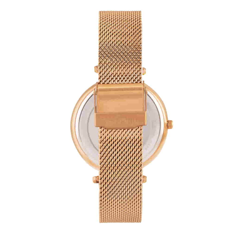 Unltd. By Timex Group Silver Round Dial Quartz Analog Women Watch Watch Unltd.