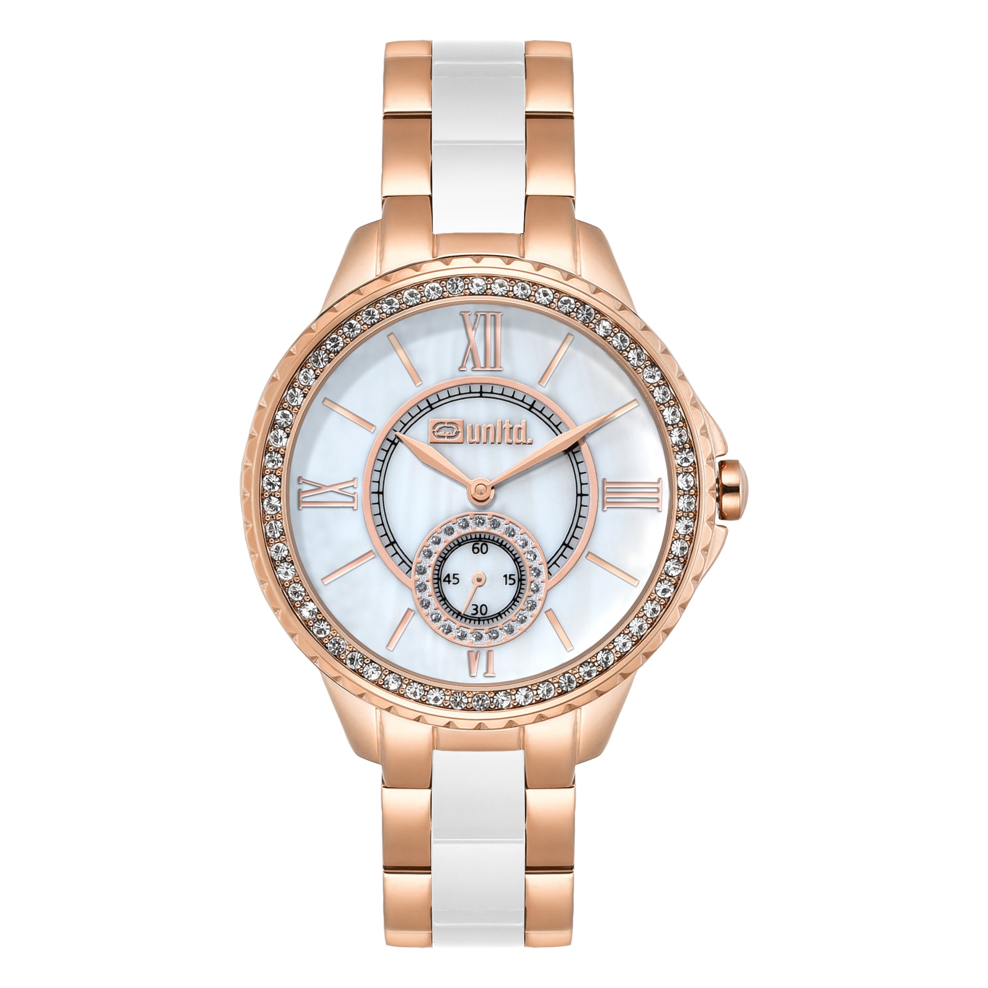 Unltd. By Timex Group Silver Round Dial Quartz Analog Women Watch Watch Unltd.